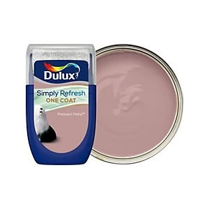 image of Dulux Simply Refresh One Coat Pressed Petal Matt Emulsion Paint 30ml