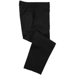 Image of Dennys Unisex Black Elasticated Trouser / Chefswear (3XL) (Black) - Black