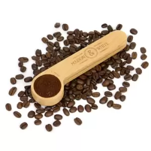 image of 2 in 1 Wooden Coffee Clip & Spoon M&amp;W