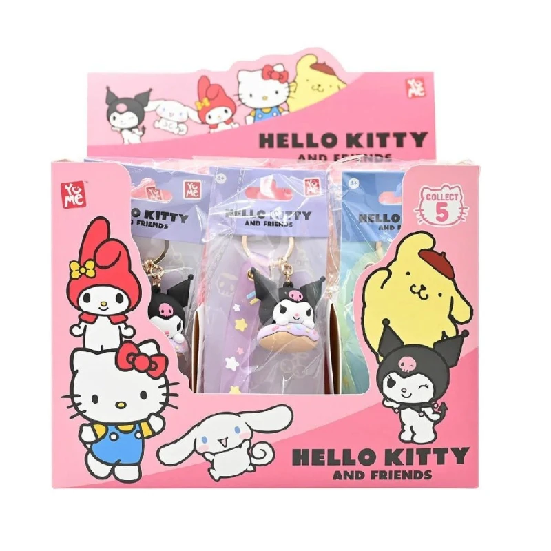 Image of Hello Kitty and Friends Donuts Series Keychains with Hand Strap Multi unisex