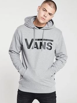 Image of Vans Classic Pullover Hoodie - Grey/Black, Grey/Black Size XL Men
