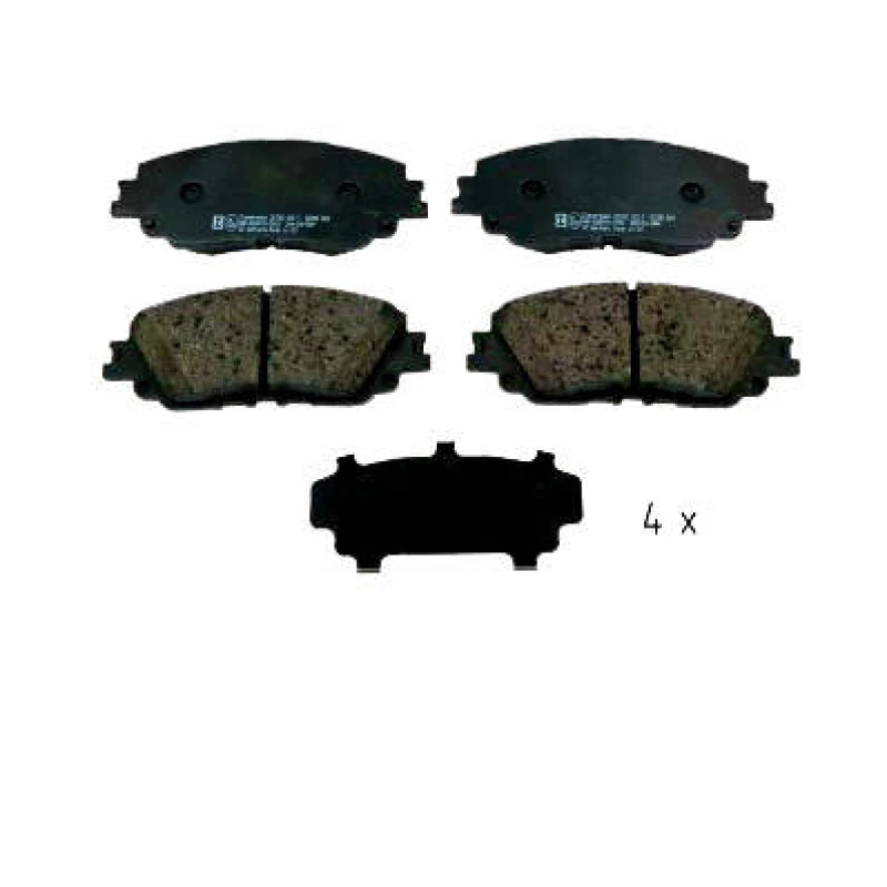 Image of ZIMMERMANN 22768.165.1 Brake pad set Front Axle, Photo corresponds to scope of supply Brake Pad Set,disc brake (402)