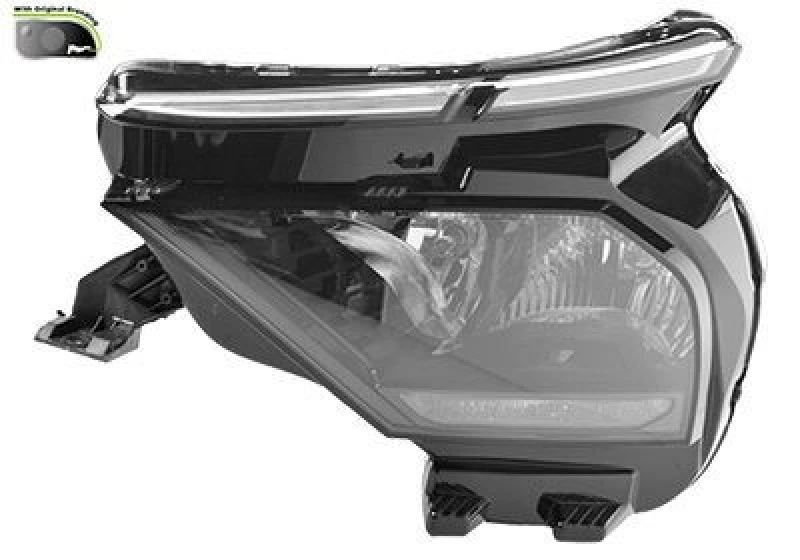Image of VAN WEZEL Headlight VAN WEZEL 0989961V