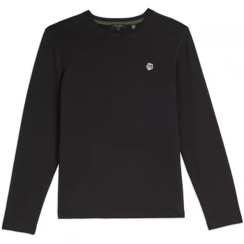 Image of Ted Baker Canada Ls T-Shirt - BLACK