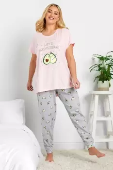 image of Printed Cuffed Pyjama Set