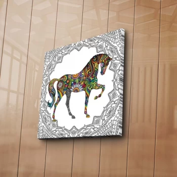 Image of BOYA-11 - No Pen Multicolor Paintable Decorative Canvas Painting