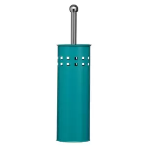 Premier Housewares Toilet Brush Turquoise Square Design