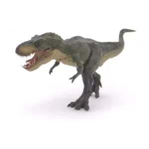 Image of PAPO Dinosaurs Green Running T-Rex Toy Figure, Three Years or Above, Green (55027)