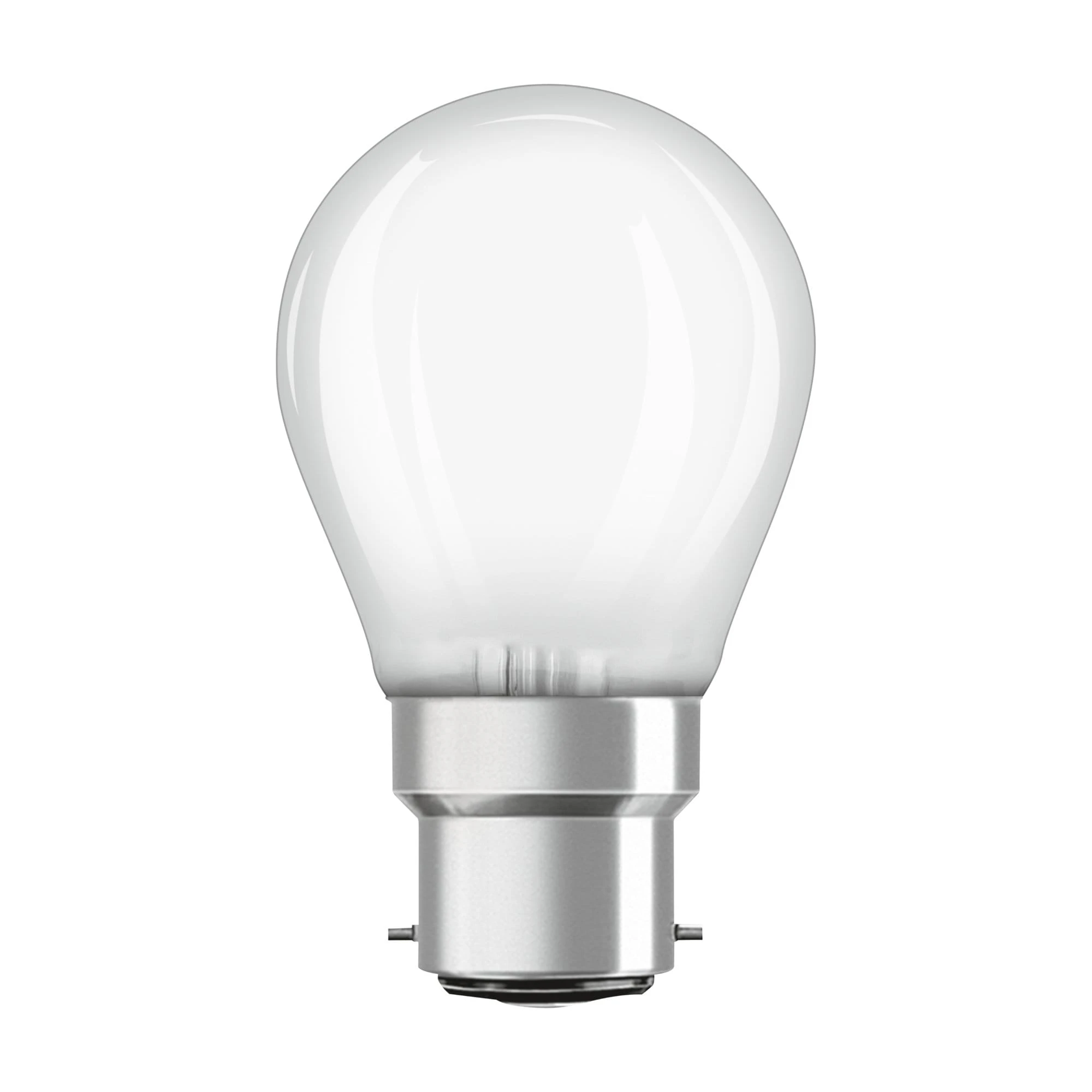 Image of Osram Globe 40W Frosted Filament BC Dimmable Bulb