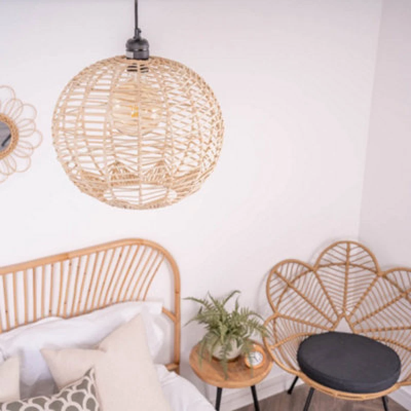 Image of Natural Rattan Sphere Pendant Shade