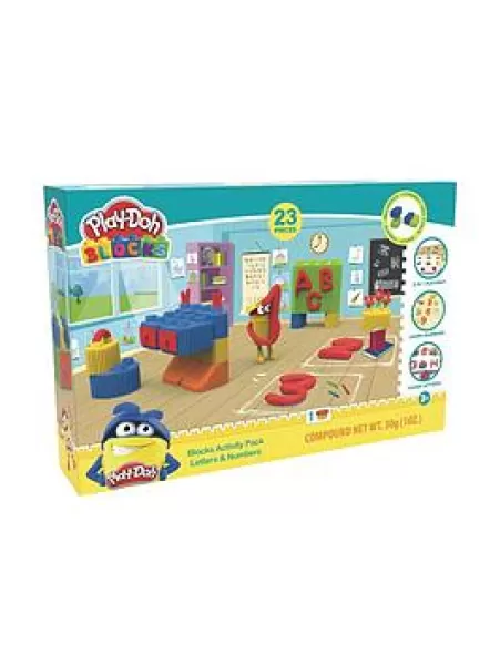 image of Play-Doh Blocks Activity Pack Letters and Numbers