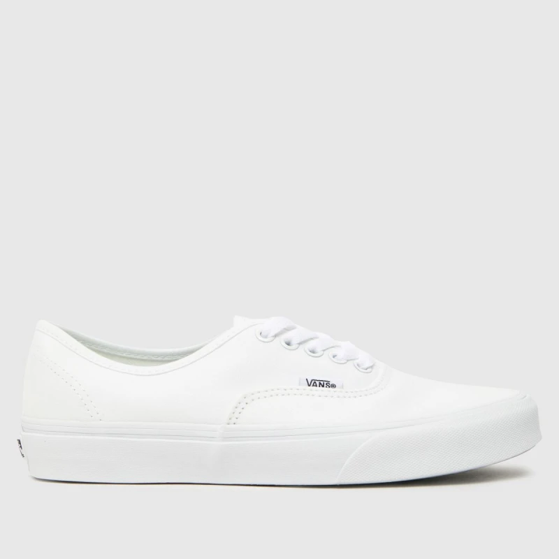 Image of Vans Authentic Trainers in White White UK 4 (EU 36½)