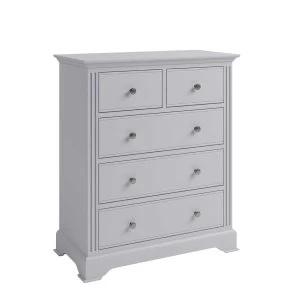 image of Bingley 2 Over 3 Chest Of Drawers - Grey