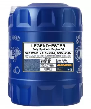 Image of MANNOL Engine oil VW,AUDI,MERCEDES-BENZ MN7901-20 Motor oil,Oil