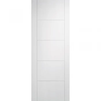 Image of LPD Vancouver 5 Panel White Primed Internal Flush Door - 1981mm x 686mm (78 inch x 27 inch)