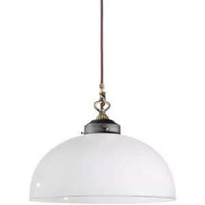 Image of NONNA pendant in antique brass 1 bulb, height 32 Cm
