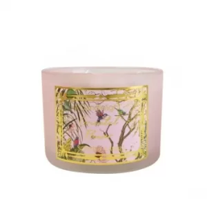 image of Candlelight Chinoiserie (Set of 3) Wax Filled Candle Pots Oriental Flower Scent