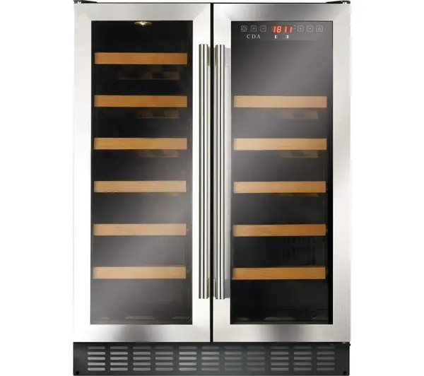 image of CDA FWC624SS Wine Cooler - Stainless Steel 5055833404704