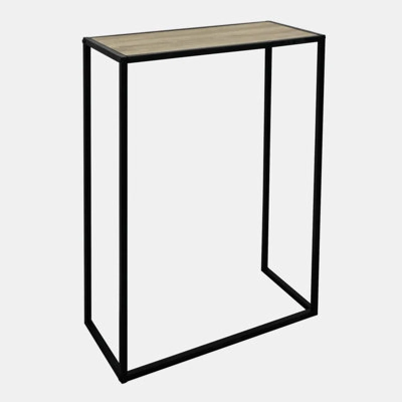 Image of OHS OHS Marble End Table Living Room Console Bedroom Side Nightstand Metal in Natural Natural One Size Unisex 5027434215379