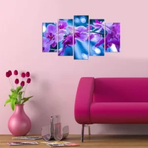 Image of 5MX-124 Multicolor Decorative MDF Painting (5 Pieces)