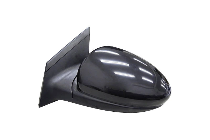 Image of PRASCO DW0407214 Wing mirror Left, black, untinted Outside Mirror (50)