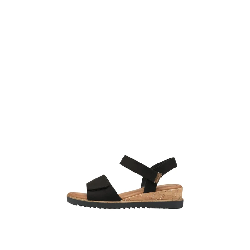 Image of tamaris Womens wedge sandals Tamaris Vegan Noir Female 36