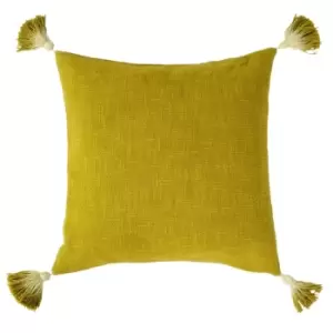 Image of Furn Eden Slub Cushion Cover (45cm x 45cm) (Moss)
