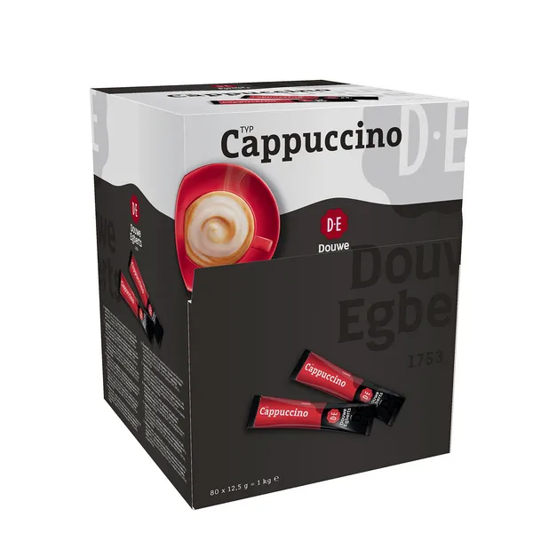 image of Douwe Egberts Cappuccino Coffee 80 Sticks