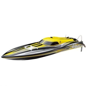 image of Joysway Alpha Brushless Yellow Artr Racing Boat W/Obatt/Chrgr