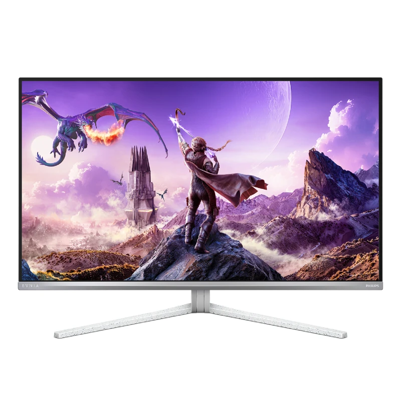 Image of Philips Evnia 32M2N8900P 31.5" 4K Ultra HD QD-OLED 240Hz 0.03ms G-SYNC USB-C Height Adjustable Gaming Monitor with Speakers 32M2N8900P/00