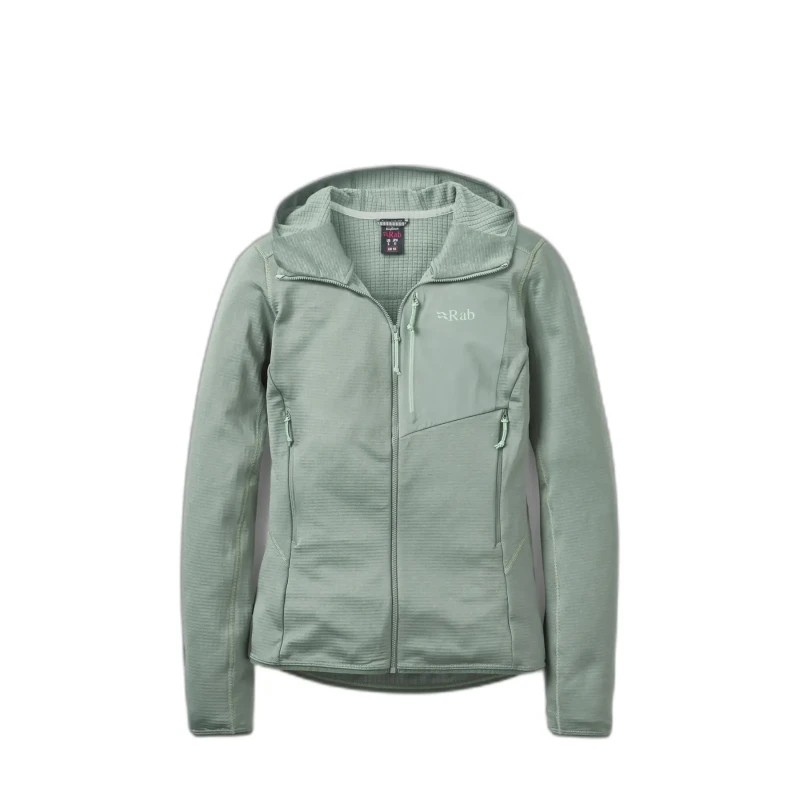 Image of Womens zip-up hoodie Rab Ascendor Vert Female XL
