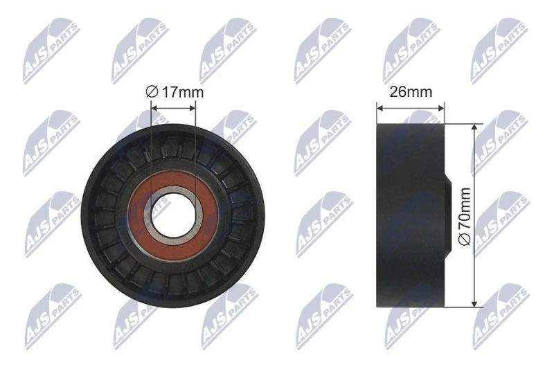 Image of NTY Drive belt tensioner NTY RNK-CH-021
