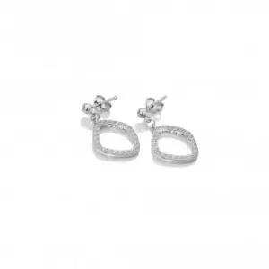 image of Behold White Topaz Statement Earrings DE654