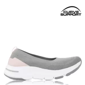 image of Slazenger Curve Support Ballerinas Ladies - Grey