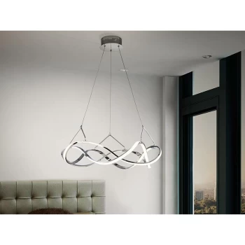 image of Schuller Lighting - Schuller Molly - Integrated LED Ceiling Pendant Chrome