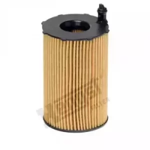 Image of Oil Filter Insert With Gasket Kit E816H D236 by Hella Hengst