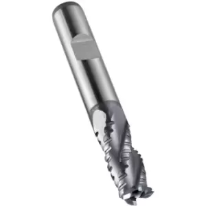 Image of C413 18.00MM HSS-E Flatted Shank Multi-flute Roughing End Mill - TiCN Coated DIN 844 K