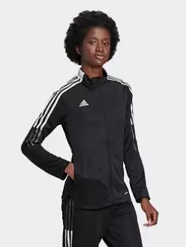 Image of adidas Tiro 21 Track Top - Black, White, Size L, Women