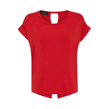 Image of James Lakeland Key Hole Back Tee - Red