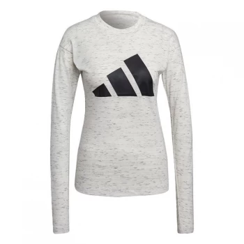 Image of adidas Sportswear Future Icons Winners 2.0 Long-Sl - White Melange