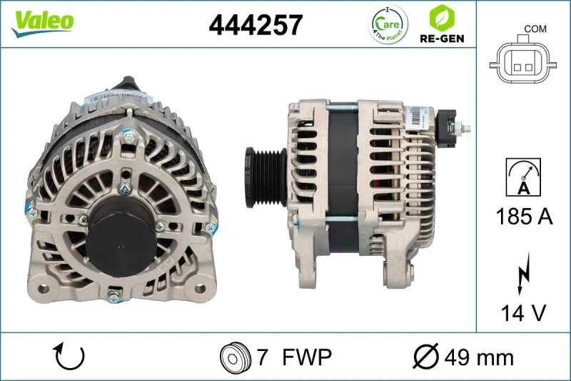 Image of Alternator VALEO 444257
