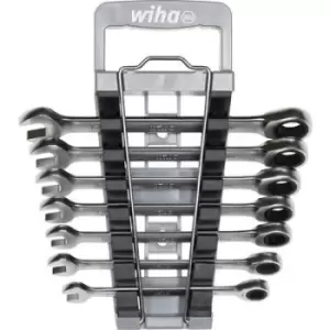 Image of Wiha 44664 Double-ended ratcheting box wrench set 9 - 15 mm