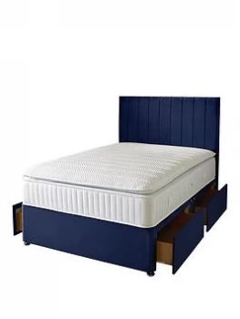 Image of Liberty 1000 Pocket Pillow Top Divan Bed With Storage Options