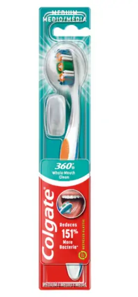 image of Colgate 360 Whole Mouth Clean Medium Toothbrush