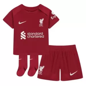 image of Nike Liverpool FC 2022/23 Home Baby Nike Dri-FIT Football Kit - Red