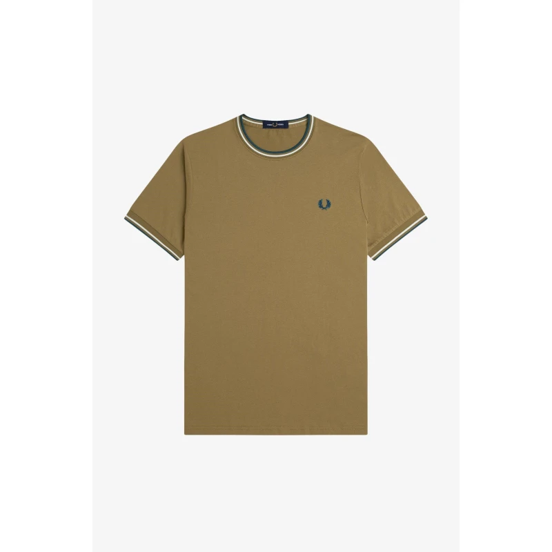 Image of Fred Perry Twin Tipped T-Shirt ShadedStone Z60 male S