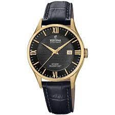 image of Festina Black Classical Watch - f20010/4