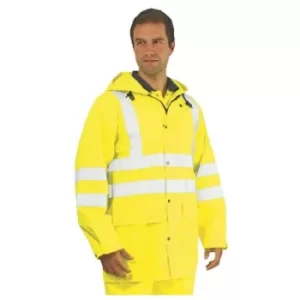 Image of Sioen Large Monoray Hi-vis Yellow Jacket