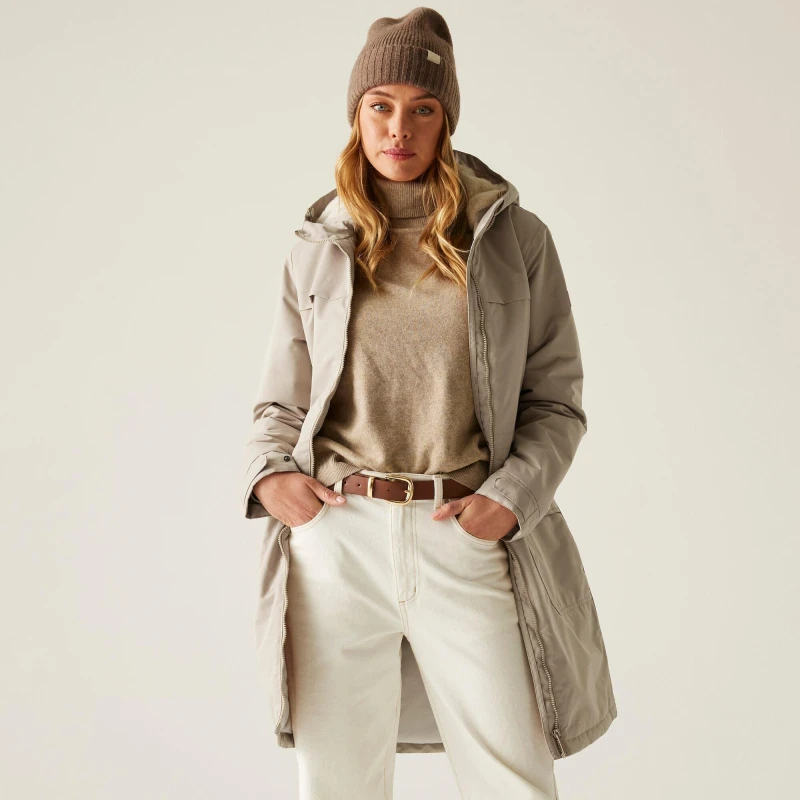 Image of Womens waterproof jacket Regatta Romine II Beige Female 44