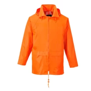 image of Classic Mens Rain Jacket Orange 3XL